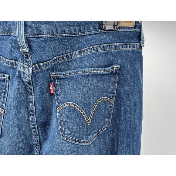 Women's Levi's 505 Straight Leg Denim Jeans Medium Wash Size 10S 30x30 - Picture 8 of 9